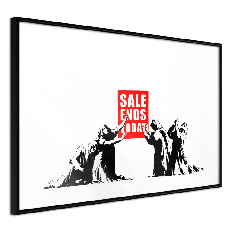 Poster Clearance Sale - Banksy-style graffiti with people and English texts 118780 additionalImage 11
