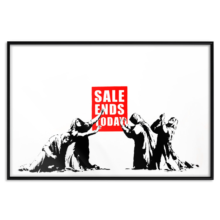 Poster Clearance Sale - Banksy-style graffiti with people and English texts 118780 additionalImage 18