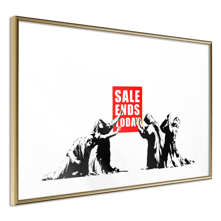 Poster Clearance Sale - Banksy-style graffiti with people and English texts 118780 additionalImage 8