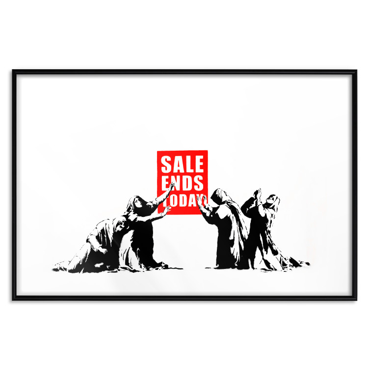 Poster Clearance Sale - Banksy-style graffiti with people and English texts 118780 additionalImage 15