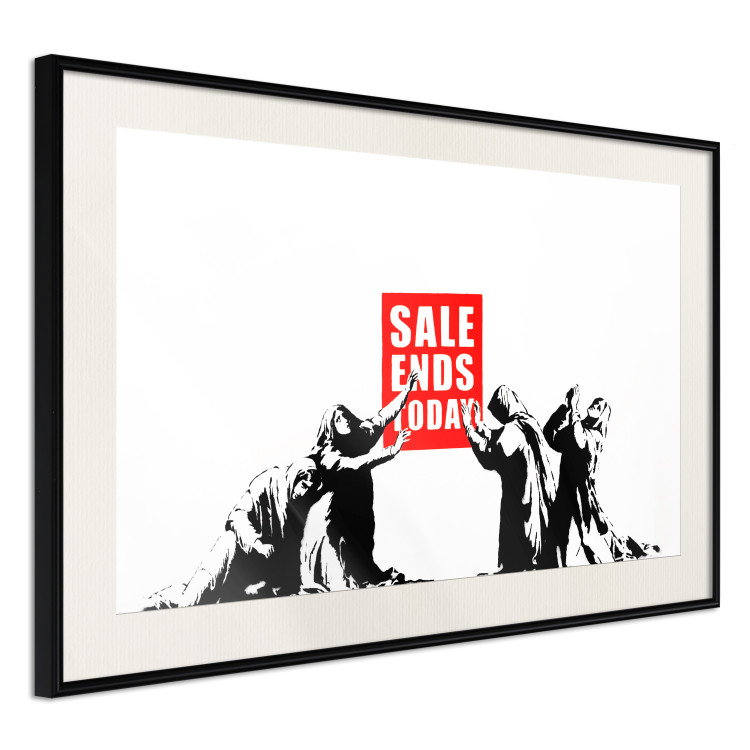 Poster Clearance Sale - Banksy-style graffiti with people and English texts 118780 additionalImage 3