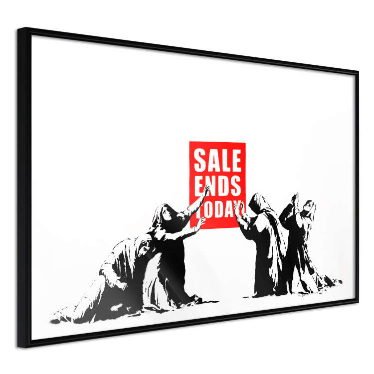 Poster Clearance Sale - Banksy-style graffiti with people and English texts 118780 additionalImage 12