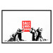 Poster Clearance Sale - Banksy-style graffiti with people and English texts 118780 additionalThumb 18