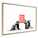 Poster Clearance Sale - Banksy-style graffiti with people and English texts 118780 additionalThumb 6