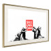 Poster Clearance Sale - Banksy-style graffiti with people and English texts 118780 additionalThumb 2