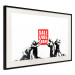 Poster Clearance Sale - Banksy-style graffiti with people and English texts 118780 additionalThumb 3
