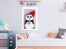 Poster Panda with a Balloon - colorful playful composition with a bear for children 119280 additionalThumb 2