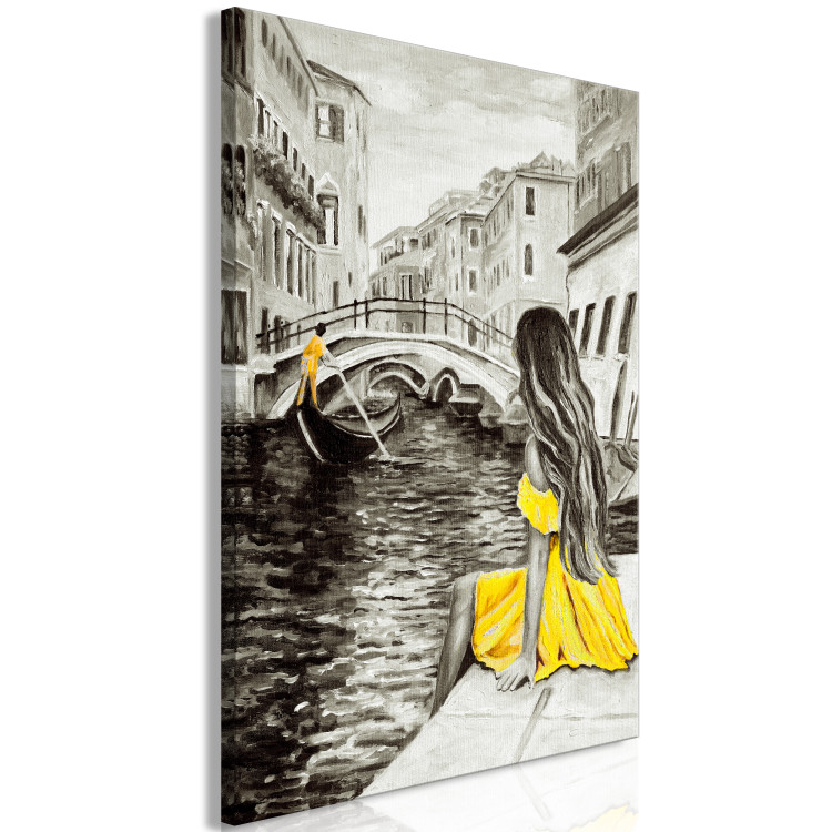 Canvas Print Far Dreams (1 Part) Vertical Yellow 123380 additionalImage 2