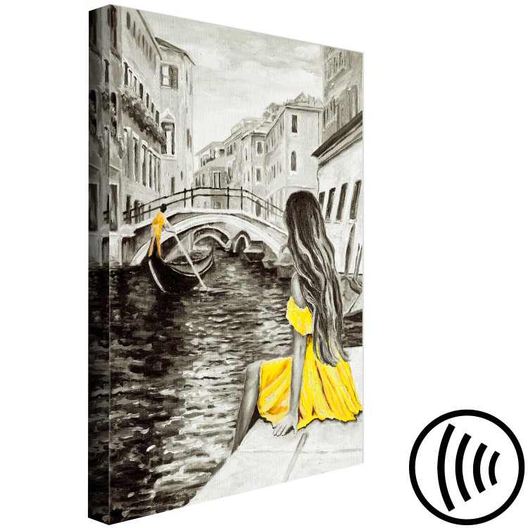 Canvas Print Far Dreams (1 Part) Vertical Yellow 123380 additionalImage 6