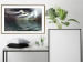 Wall Poster Storm over the Lake - landscape of lightning from the sky over water with mountains in the background 123480 additionalThumb 13
