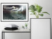 Wall Poster Storm over the Lake - landscape of lightning from the sky over water with mountains in the background 123480 additionalThumb 4