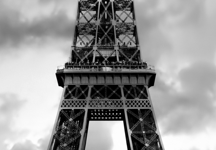 Poster Orange Car - photograph of vehicle against Eiffel Tower and sky 123880 additionalImage 5