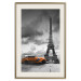 Poster Orange Car - photograph of vehicle against Eiffel Tower and sky 123880 additionalThumb 19