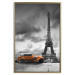 Poster Orange Car - photograph of vehicle against Eiffel Tower and sky 123880 additionalThumb 20