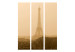 Folding Screen Paris at Dawn (3-piece) - Eiffel Tower against the misty sky 124180 additionalThumb 3