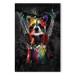 Canvas Colourful Animals: Racoon (1 Part) Vertical 126980
