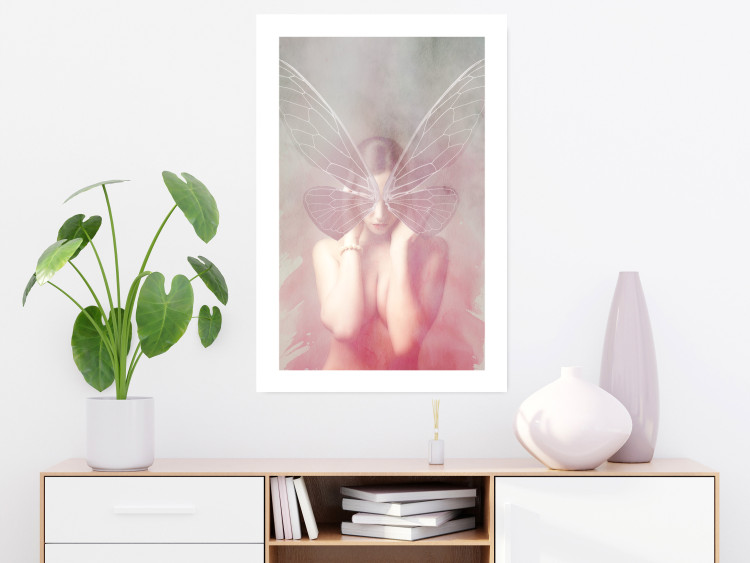 Wall Poster Night Butterfly - abstract composition of a butterfly and a woman in the form of an act 127480 additionalImage 3