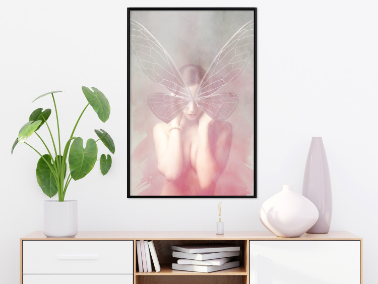 Wall Poster Night Butterfly - abstract composition of a butterfly and a woman in the form of an act 127480 additionalImage 4