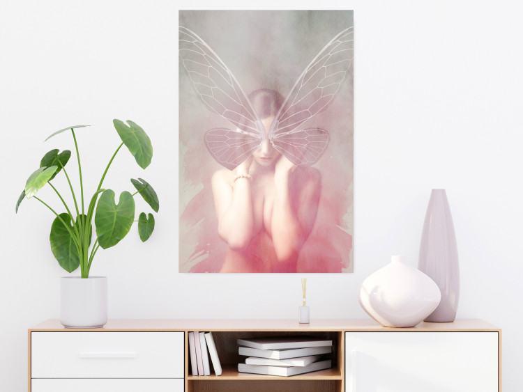 Wall Poster Night Butterfly - abstract composition of a butterfly and a woman in the form of an act 127480 additionalImage 2