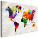 Large canvas print World Map: Rainbow Madness II [Large Format] 128680 additionalThumb 2