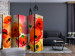 Folding Screen Velvet Poppies II (5-piece) - composition in colorful wildflowers 128980 additionalThumb 4