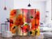 Folding Screen Velvet Poppies II (5-piece) - composition in colorful wildflowers 128980 additionalThumb 2