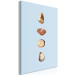 Canvas Treasures of Wanderlust (1-piece) Vertical - mountain and sea stones 129880 additionalThumb 2