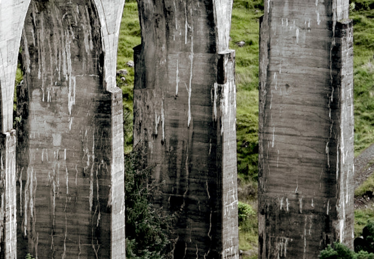 Canvas Journey Through Time (1-piece) Vertical - landscape of a bridge with a train 130280 additionalImage 4