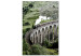 Canvas Journey Through Time (1-piece) Vertical - landscape of a bridge with a train 130280