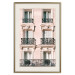 Wall Poster Sunny Facade - building architecture with patterned window frames 132280 additionalThumb 20