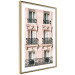 Wall Poster Sunny Facade - building architecture with patterned window frames 132280 additionalThumb 7