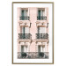 Wall Poster Sunny Facade - building architecture with patterned window frames 132280 additionalThumb 16