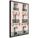 Wall Poster Sunny Facade - building architecture with patterned window frames 132280 additionalThumb 13