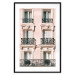 Wall Poster Sunny Facade - building architecture with patterned window frames 132280 additionalThumb 17