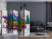 Folding Screen Urban Jungle - Graffiti II (5-piece) - colorful graffiti on brick 133280 additionalThumb 4