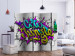 Folding Screen Urban Jungle - Graffiti II (5-piece) - colorful graffiti on brick 133280 additionalThumb 2