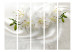 Room Divider Screen Romantic Glow II - white lilies on a bright velvety background 133780 additionalThumb 3