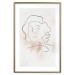 Poster Star Line - abstract line art of Marilyn Monroe on a light background 134180 additionalThumb 16