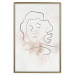 Poster Star Line - abstract line art of Marilyn Monroe on a light background 134180 additionalThumb 20