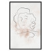 Poster Star Line - abstract line art of Marilyn Monroe on a light background 134180 additionalThumb 21