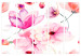Room Divider Pink Flowers II (5-piece) - blooming nature on a uniform background 134280 additionalThumb 7