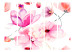 Room Divider Pink Flowers II (5-piece) - blooming nature on a uniform background 134280 additionalThumb 3