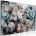 Canvas Art Print Blooming Magic (1-piece) Wide - peonies in glamour style 134580 additionalThumb 2