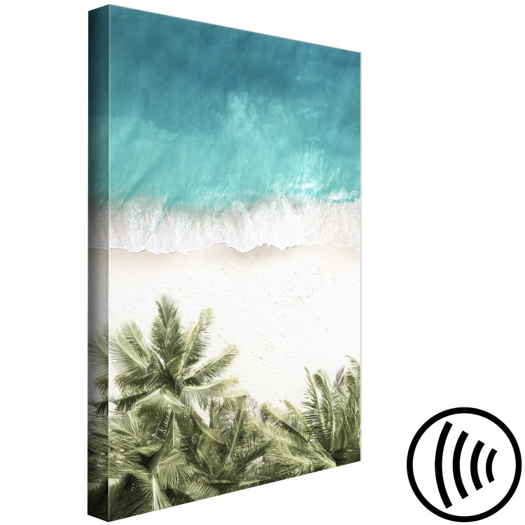 Canvas Turquoise Expansion (1-piece) Vertical - tropical beach landscape 135280 additionalImage 6