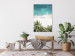 Canvas Turquoise Expansion (1-piece) Vertical - tropical beach landscape 135280 additionalThumb 3
