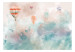 Photo Wallpaper Dreamland - watercolour landscape with tents and balloons for children 135480 additionalThumb 1