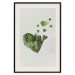 Poster Loving Ivy - beautiful composition with green plants on a white background 137280 additionalThumb 3