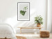 Poster Loving Ivy - beautiful composition with green plants on a white background 137280 additionalThumb 14