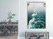 Canvas Print Turquoise Waves (1-piece) Vertical - water and mountain landscape in the background 138780 additionalThumb 3