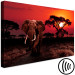 Canvas Art Print African Trek (1-piece) Wide - second variant - walking elephant 143680 additionalThumb 6